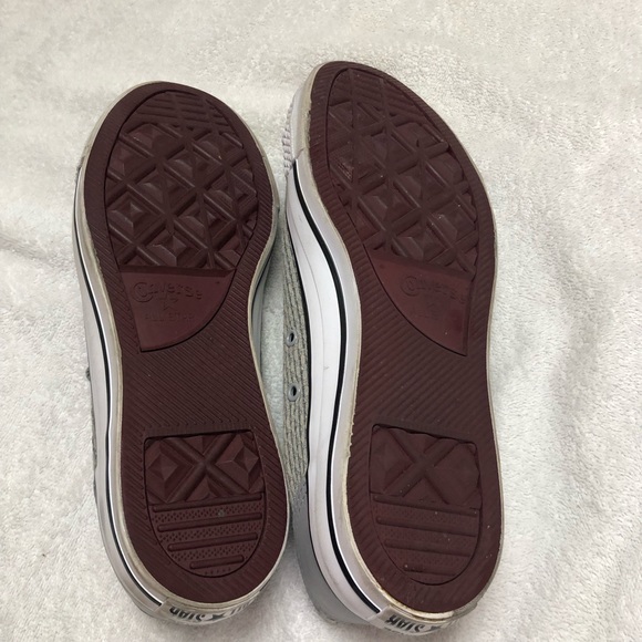 Converse All Star unisex Overlay Smoke Gray Womens 12/ mens 10 - Picture 5 of 10